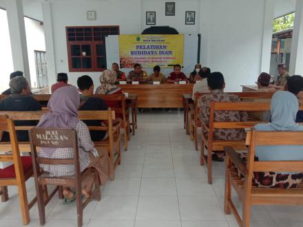 PELATIHAN BUDIDAYA IKAN DI DESA MALASAN